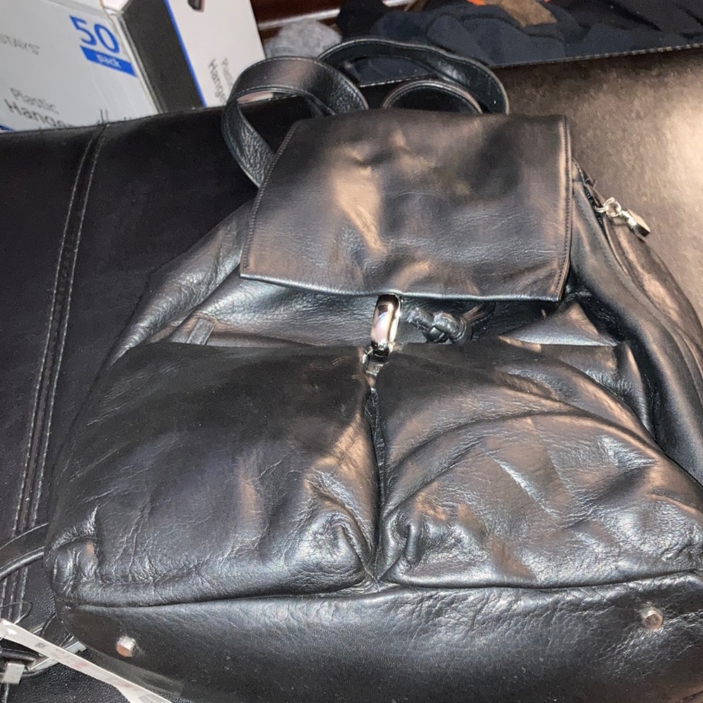 Black mini book bag
